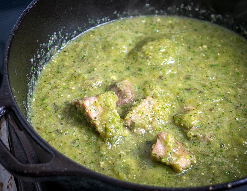 This is a great recipe for a comforting batch of Chili Verde. I use the leftovers to make some killer burritos and quesadillas. So good! mexicanplease.com