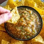 This is a delicious Salsa to add to your repertoire! It uses both tomatoes and tomatillos to create a completely unique flavor. Yum!! mexicanplease.com
