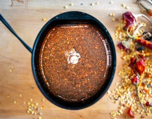 Using spice grinder for homemade chili powder