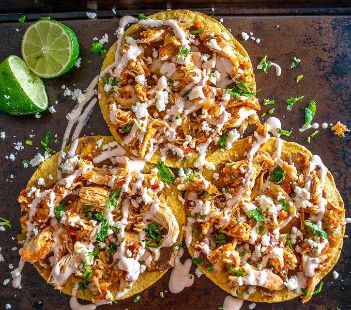 Tinga Tostadas | Mexican Please