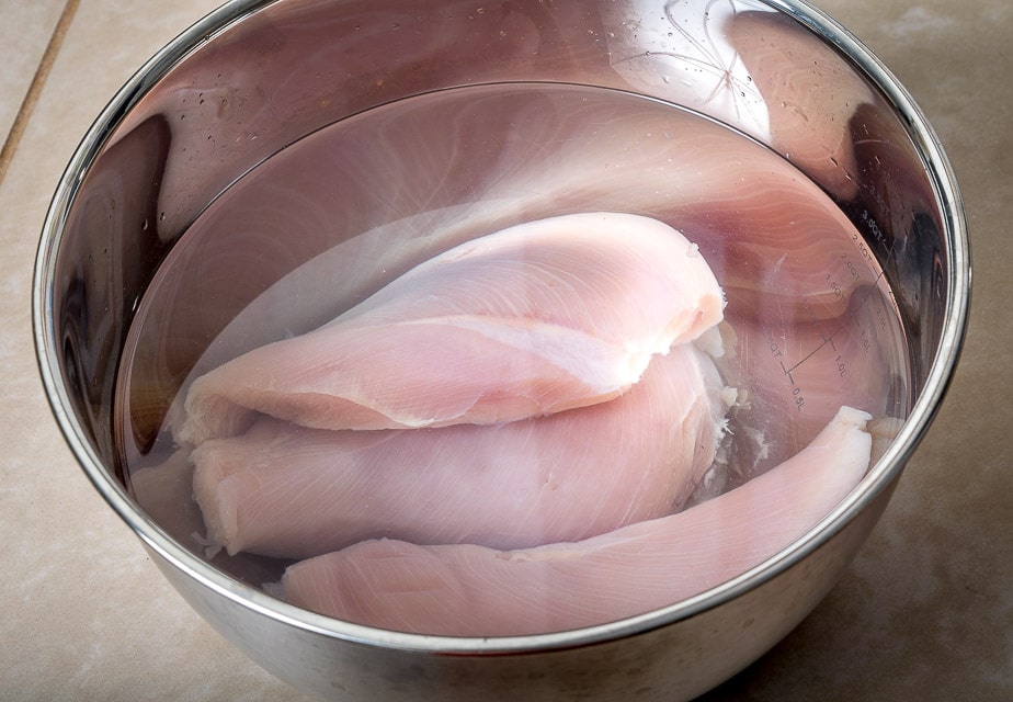 Brining breasts chicken breasts