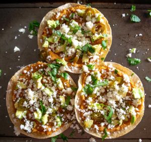 I've been munching on these Chickpea Tostadas all week! Adding some chipotle gives them great flavor and you don't need much beyond that. mexicanplease.com