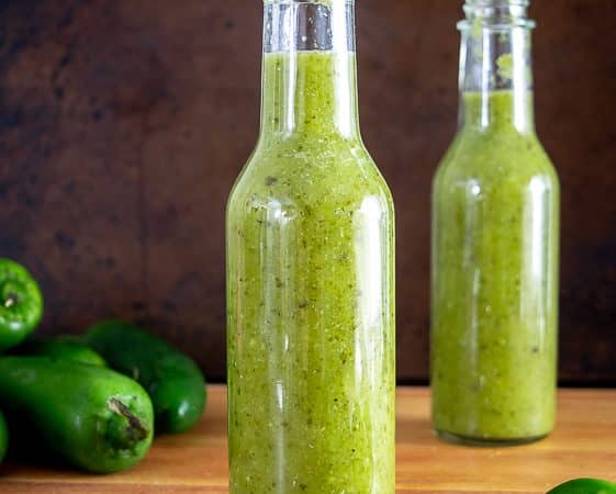 Here's an easy recipe for a batch of homemade Jalapeno Hot Sauce. It uses a pound of jalapenos so consider yourself warned! mexicanplease.com