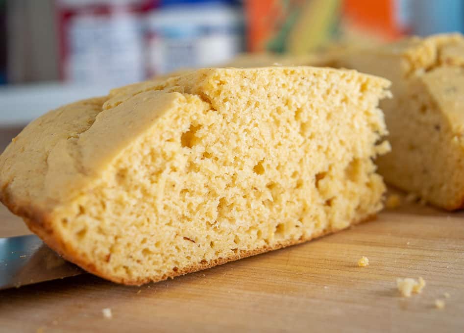 I used Masa Harina instead of cornmeal in this batch of cornbread and it was delicious! I also used chipotles in adobo for some kick 🙂 mexicanplease.com