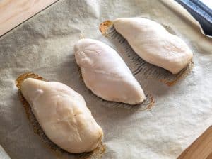 Cooking brined chicken breasts for 20 minutes in 400F oven