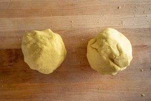 Masa dough after combining