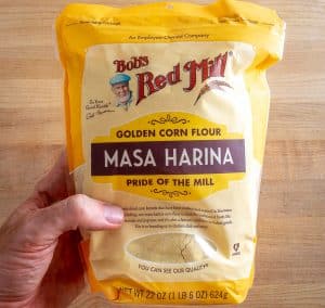 Bob's Masa Harina for the corn tortillas