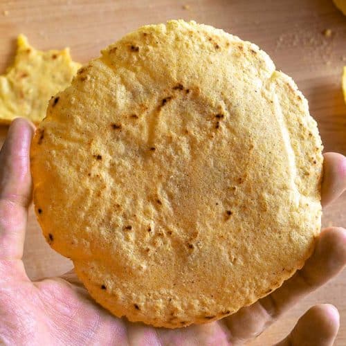 Corn Tortillas Made With Fat Mexican Please