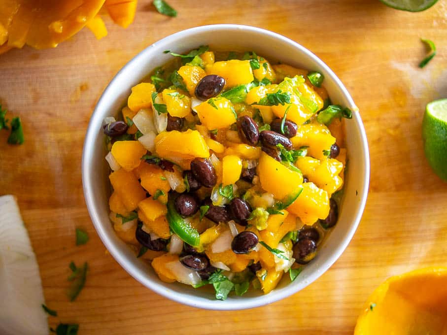 2 cups worth of Mango Black Bean Salsa