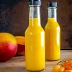This Mango Habanero Hot Sauce has some real heat so consider yourself warned! Just a drop or two will do the job. mexicanplease.com