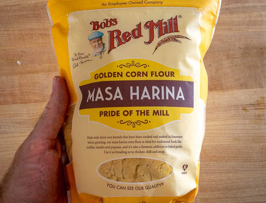 Bob's Red Mill masa harina used for Sopes