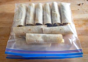 2 lbs. worth of Beef Taquitos for the freezer