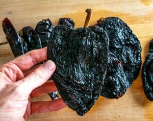 Ancho dried chiles for Mole sauce