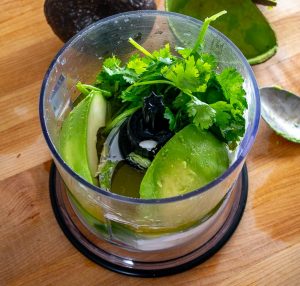 Avocado Dressing for the Spicy Chicken Salad