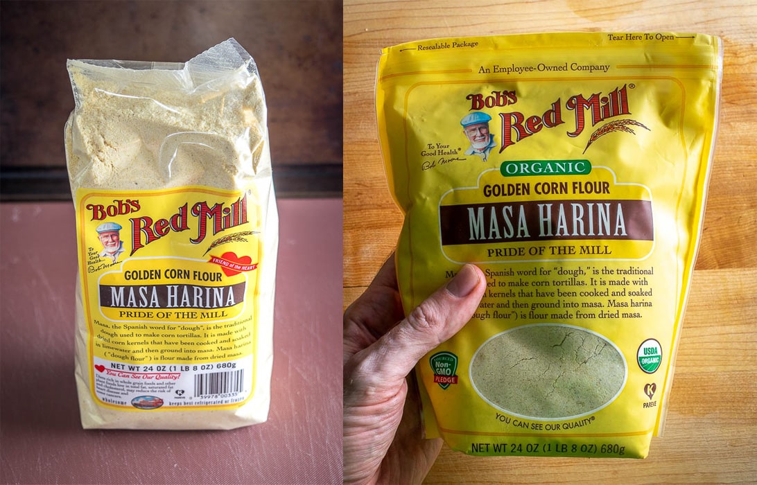 Comparing organic vs. non-organic Masa Harina options from Bob's Red Mill