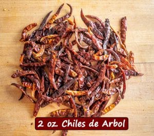 2 oz. Chiles de Arbol