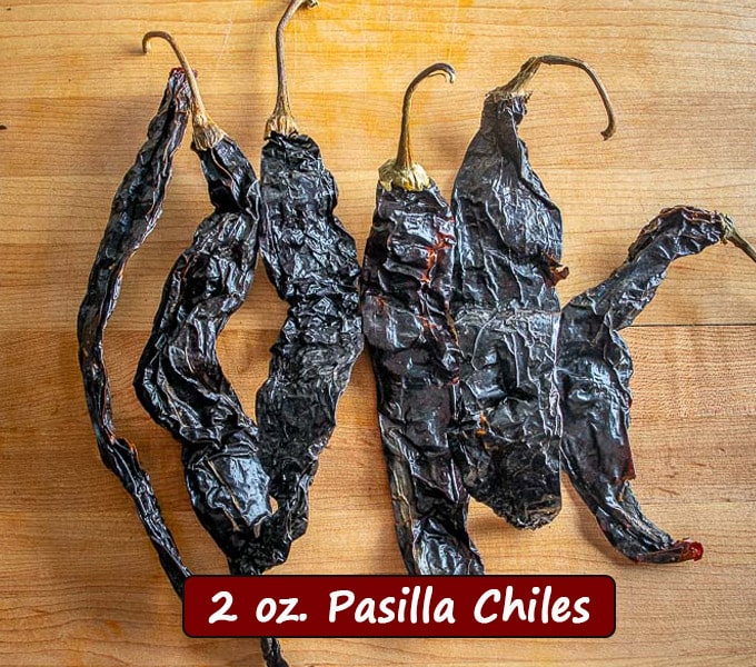 2 oz. Pasilla chiles