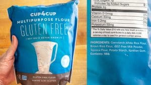 Cup4Cup package and ingredients