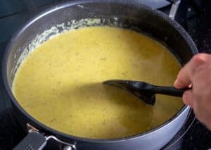 Simmering Hatch Chile soup