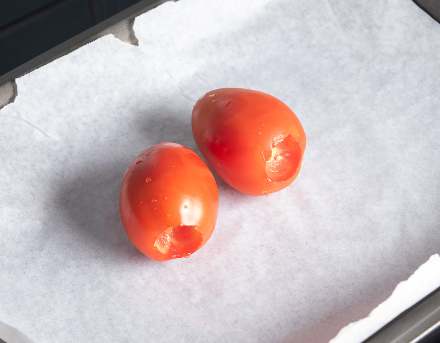 Roasting tomatoes