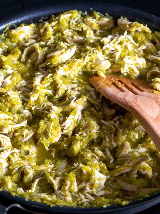 Hatch Chicken Chile Verde Mexican Please