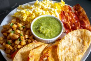 Making your own Jalapeno Sauce will turn any breakfast into a fiery delight! There's leeway on the fixings here, but no skimping on the Jalapeno Sauce!