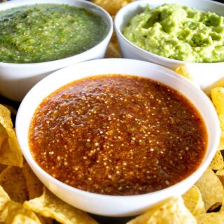 Need some munchers for a crew?  Here's the tastiest way to make your own Salsa and Guacamole for 10-20 people. 