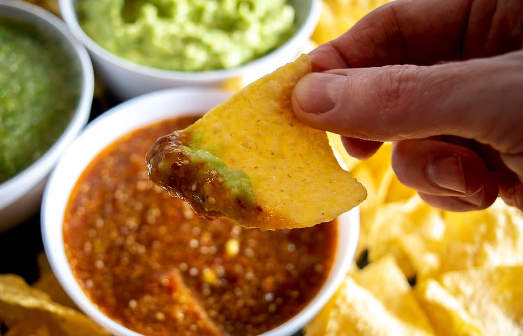 Double dipping in the Salsa and Guacamole