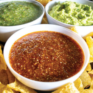Need some munchers for a big crew? This Guacamole and Salsa for 10-20 Happy People will get the job done!
