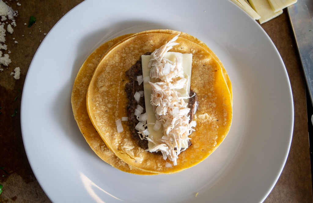 Fridge Enchiladas with Salsa de Aguacate Mexican Please