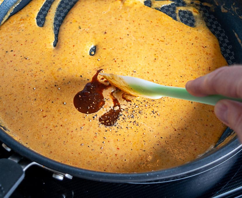 Adding a spoonful of adobo sauce from the can for a bit more heat