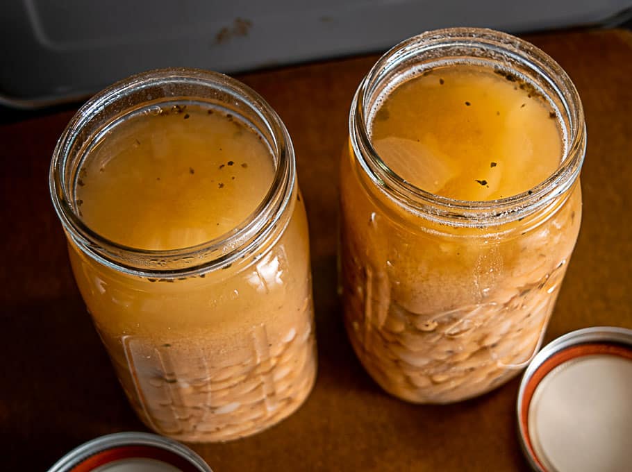 6 cups of cooked beans from 2 cups of dried beans