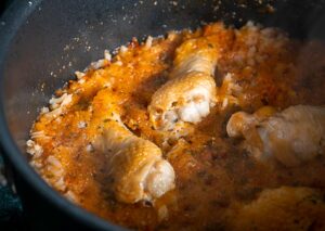 Arroz con Pollo with Wings and Chipotles