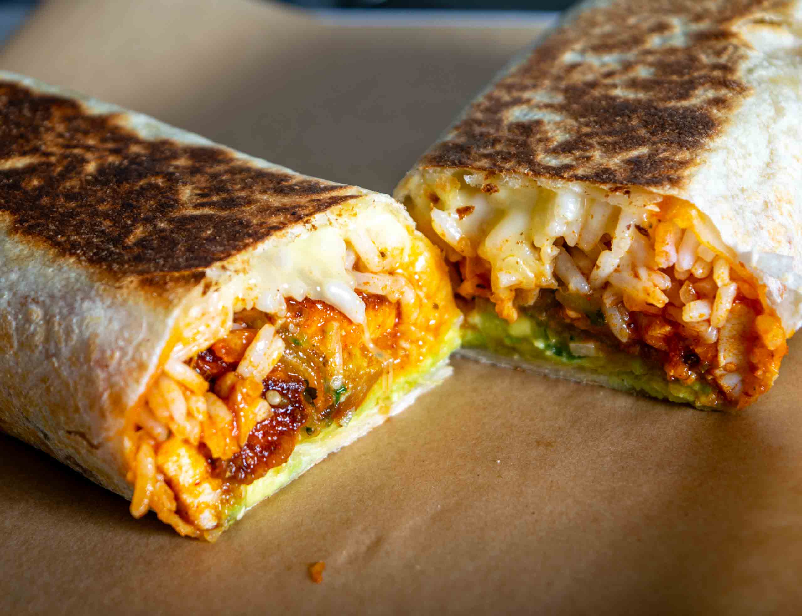 Chicken Burritos with Freshly Made Salsa Verde